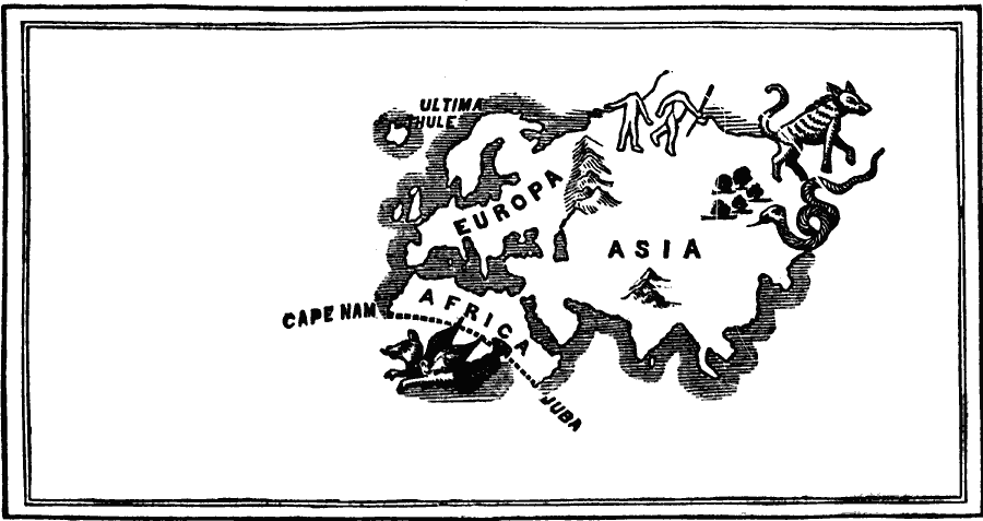 The World as known to Europe 