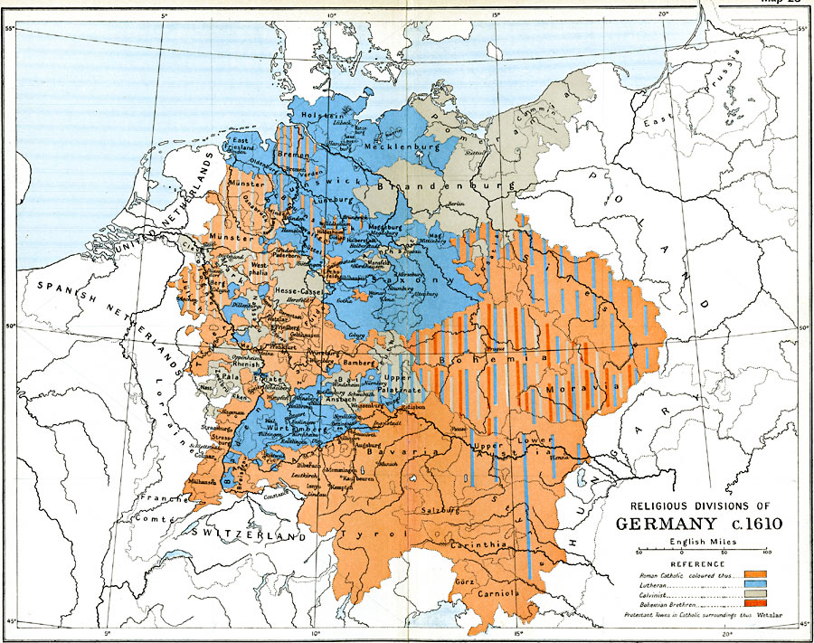 Religious Divisions of Germany