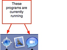 Running applications in Dock