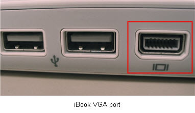 iBook VGA port