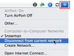 Disconnect from current network