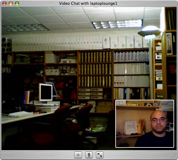 Video Chat in progress
