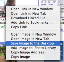 Right-click, Save Image to Desktop