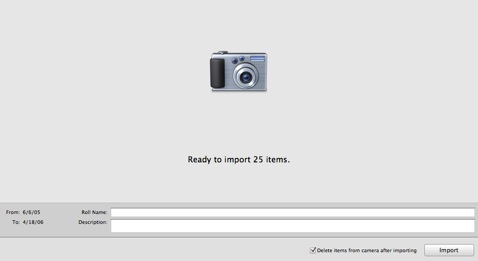 Import Window