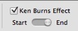 Ken Burns effect on