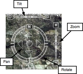 Google Earth controls
