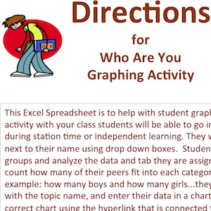 Who Are You? - An Excel Graphing Activity