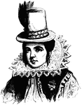 (1595-1617) Powhatan who helped save the life of Captain John Smith.