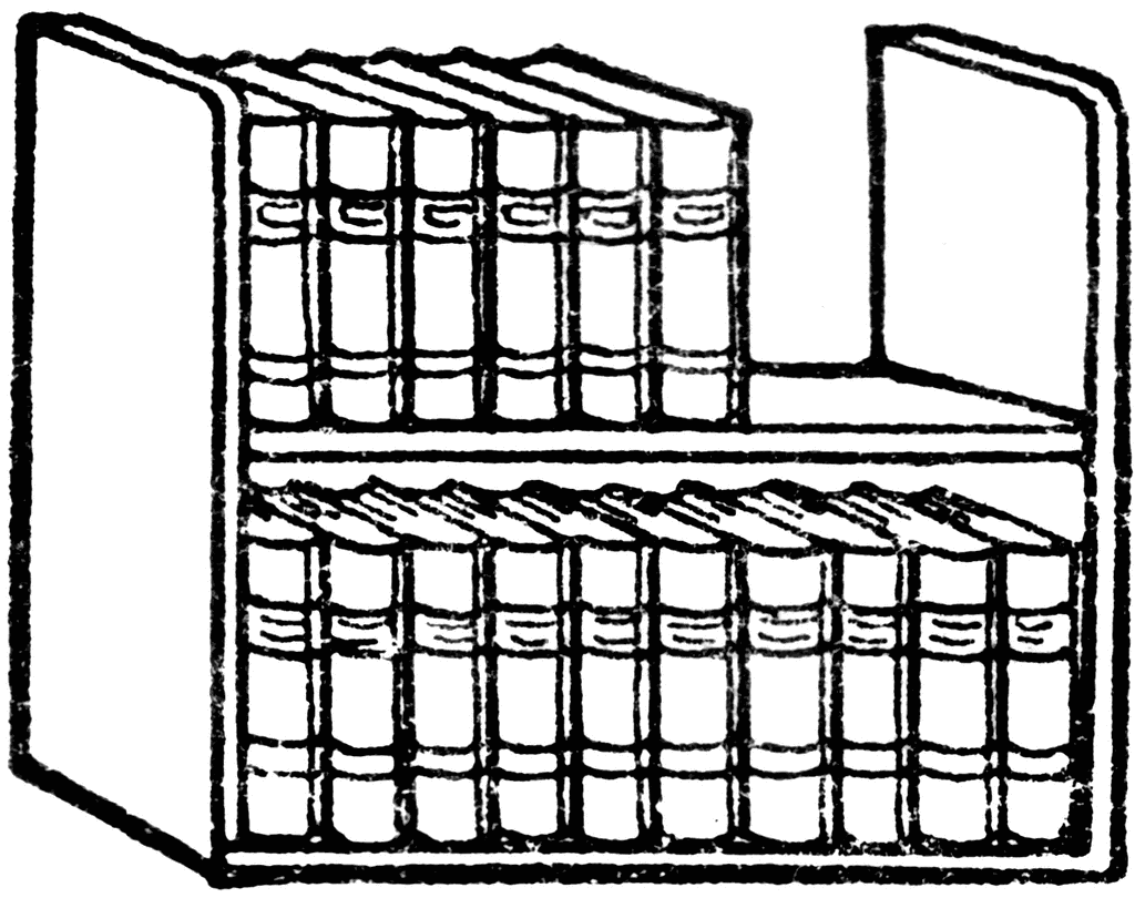 library clipart black and white - photo #30