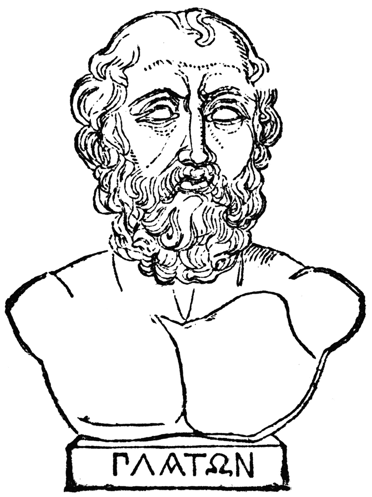 Bust of Plato | ClipArt ETC