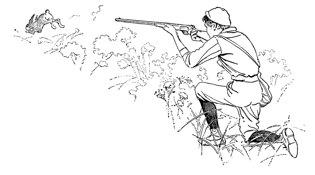 rabbit hunting coloring pages - photo #25