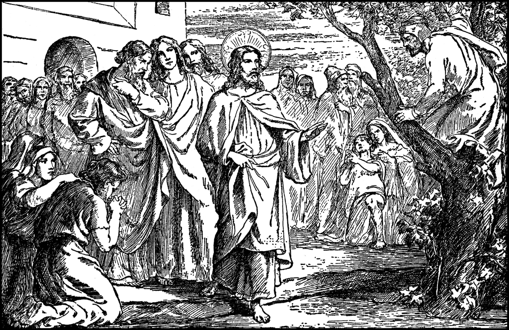 clipart jesus and zacchaeus - photo #15