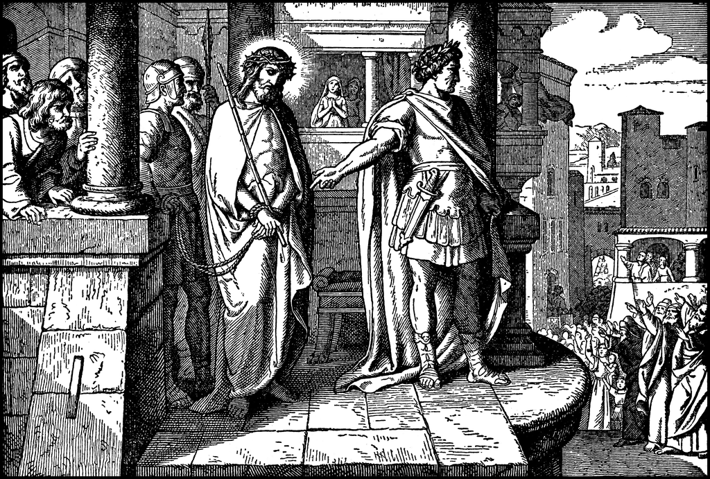 clipart jesus before pilate - photo #28