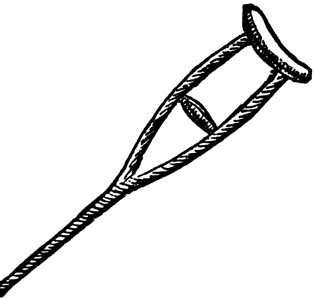 Crutch. To use any of the clipart images above (including the thumbnail 