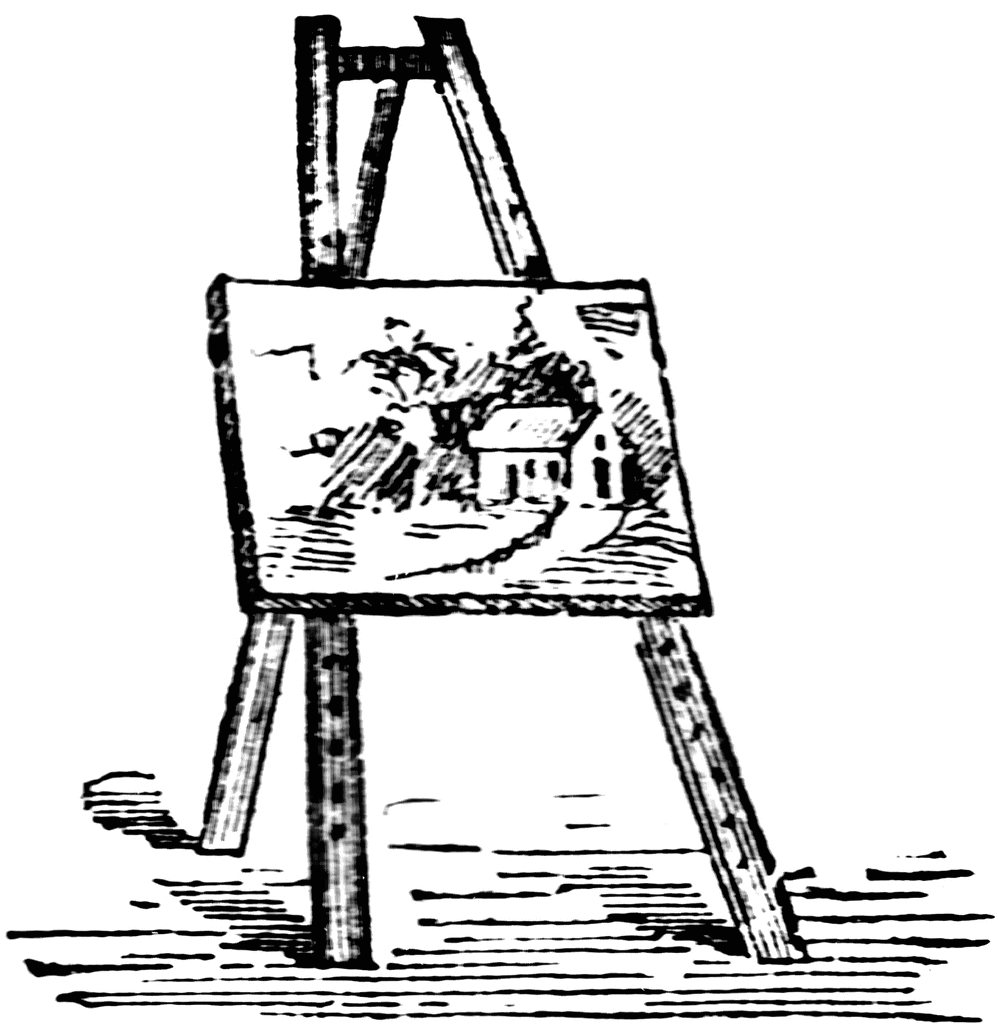 clipart art easel - photo #26