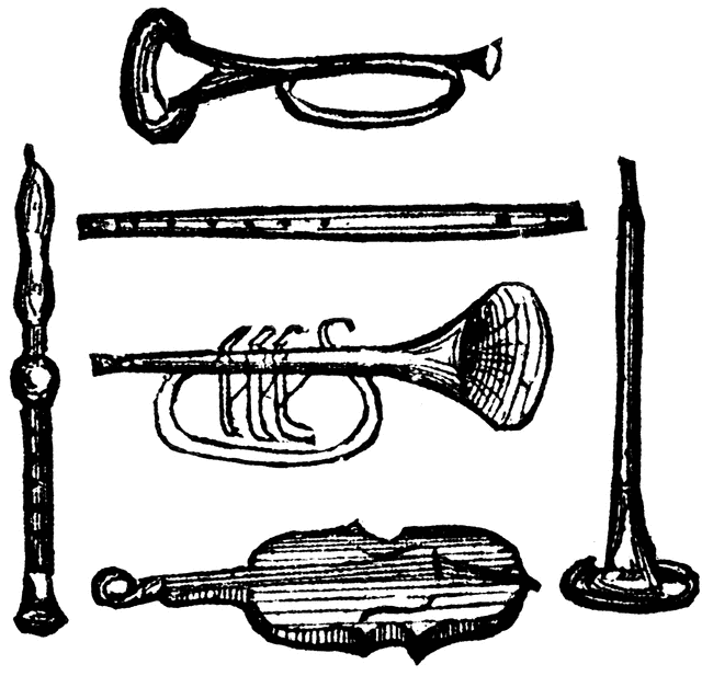 musical instruments clipart. Instruments
