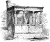 Caryatid porch