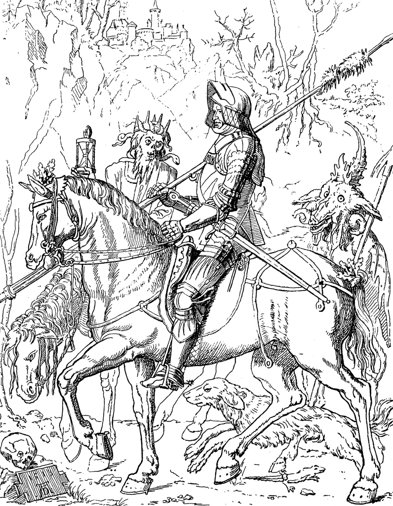 Clipart Knight On Horse. Knight