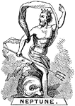 "Heathen Deities: Neptune"-Willson, 1859.