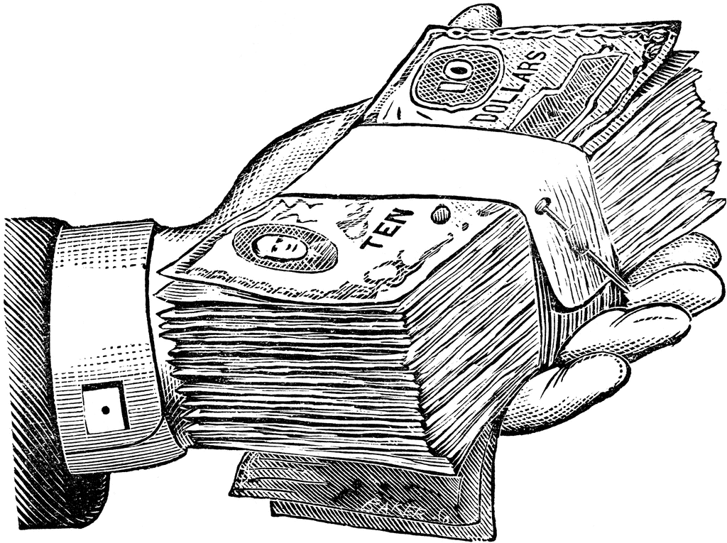 free clip art money bills - photo #21