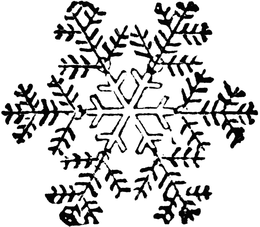 snow clipart black and white - photo #50