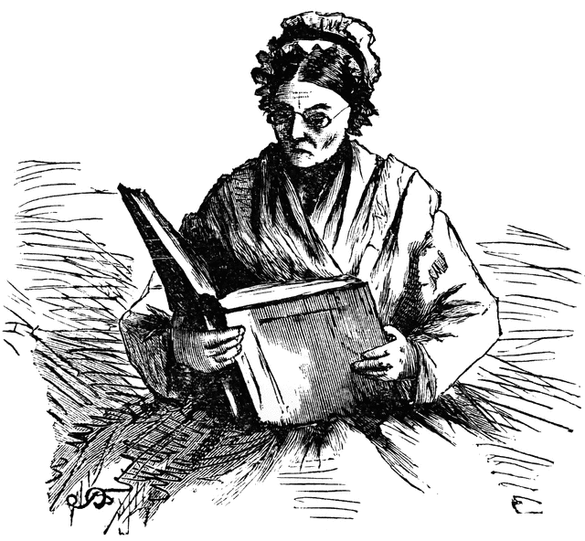 Woman Reading | ClipArt ETC