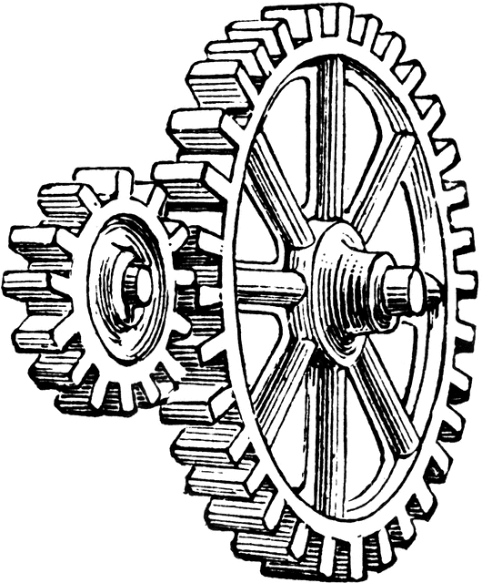 clock gears clipart - photo #50