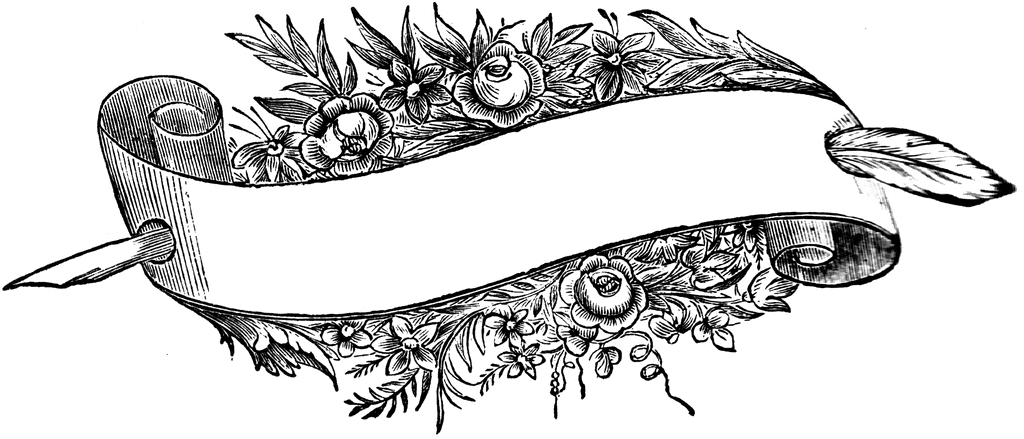 clipart floral banner - photo #27