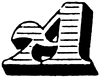 A, Italic initial