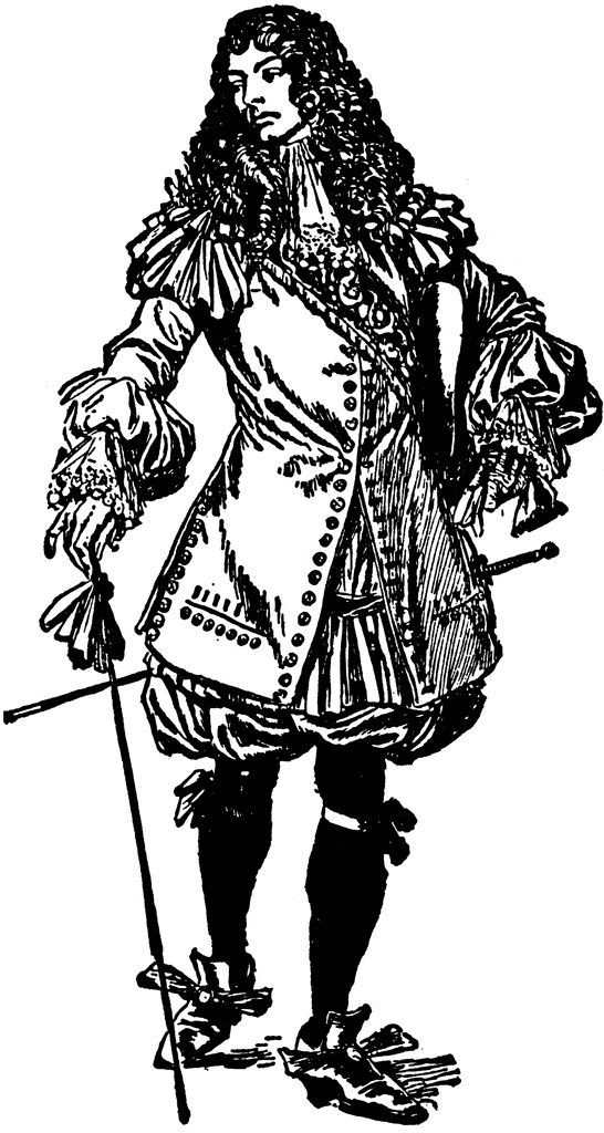 Courtier ClipArt ETC