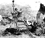 Julius Caesar heard that a little way off there was a country nobody knew anything about, except that the people were very fierce and savage, and that a sort of pearl was found in the shells of mussels which lived in the rivers. He could not bear that there should be any place that his own people, the Romans, did not know and subdue. So he commanded the ships to be prepared, and he and his soldiers embarked, watching the white cliffs in the other side of the sea grow higher and higher as he came nearer and nearer.