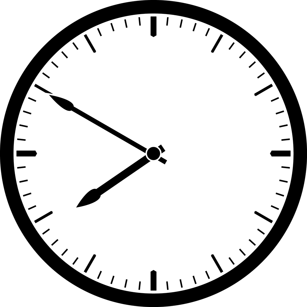 Clock 7:50 | ClipArt ETC
