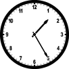 Clock 1:25