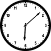 Clock 6:08