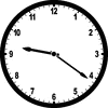 Clock 9:21