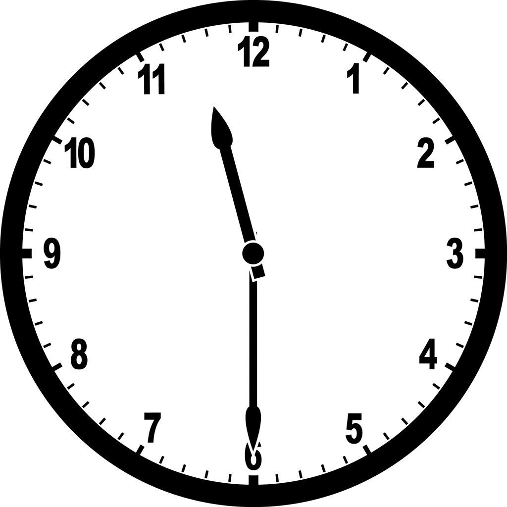 Clock 11 30 ClipArt ETC