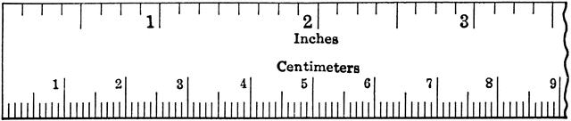 Inches Cm Ruler Clipart Etc