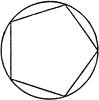 Pentagon Inscribed in Circle