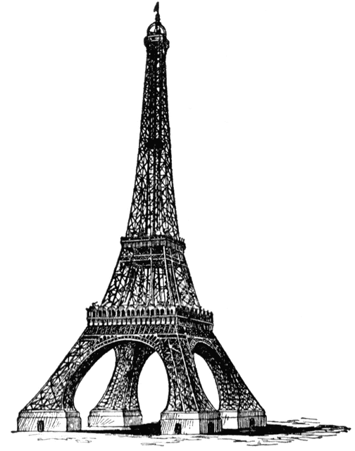 clipart of eiffel tower - photo #20