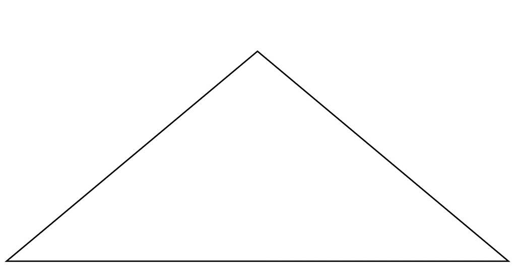 Isosceles Triangle degrees , 40, 40 | ClipArt ETC