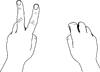 United States Style Counting Hands