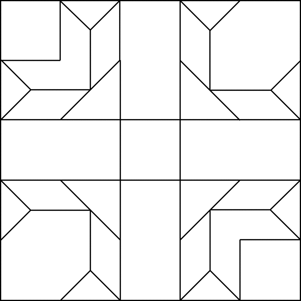 Geometric Block Pattern 16 | ClipArt ETC