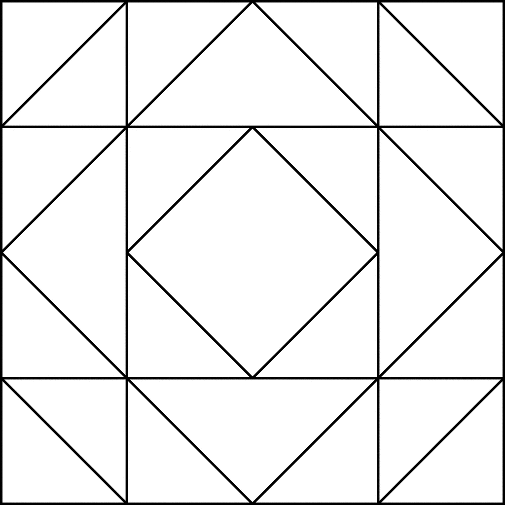 quilt block patterns coloring pages - photo #2