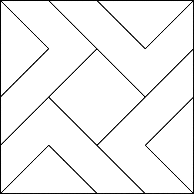 Geometric Block Pattern 51 | ClipArt ETC