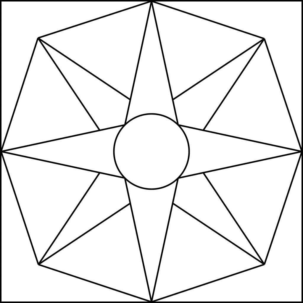 Geometric Block Pattern 73 | ClipArt ETC