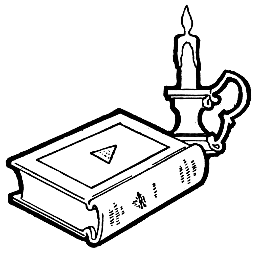 book images clip art. Book and candle. To use any of the clipart images above (including the 