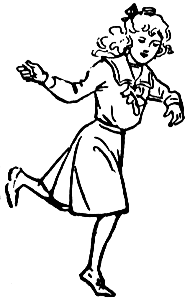 Girl running. To use any of the clipart images above (including the 