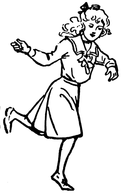 clipart of a girl running - photo #18