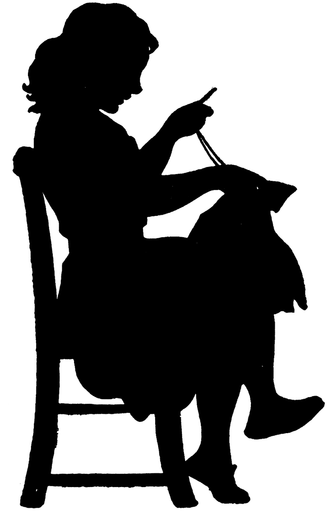 Girl Sewing | ClipArt ETC