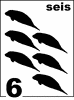 Spanish Florida Manatee Counting Card 6